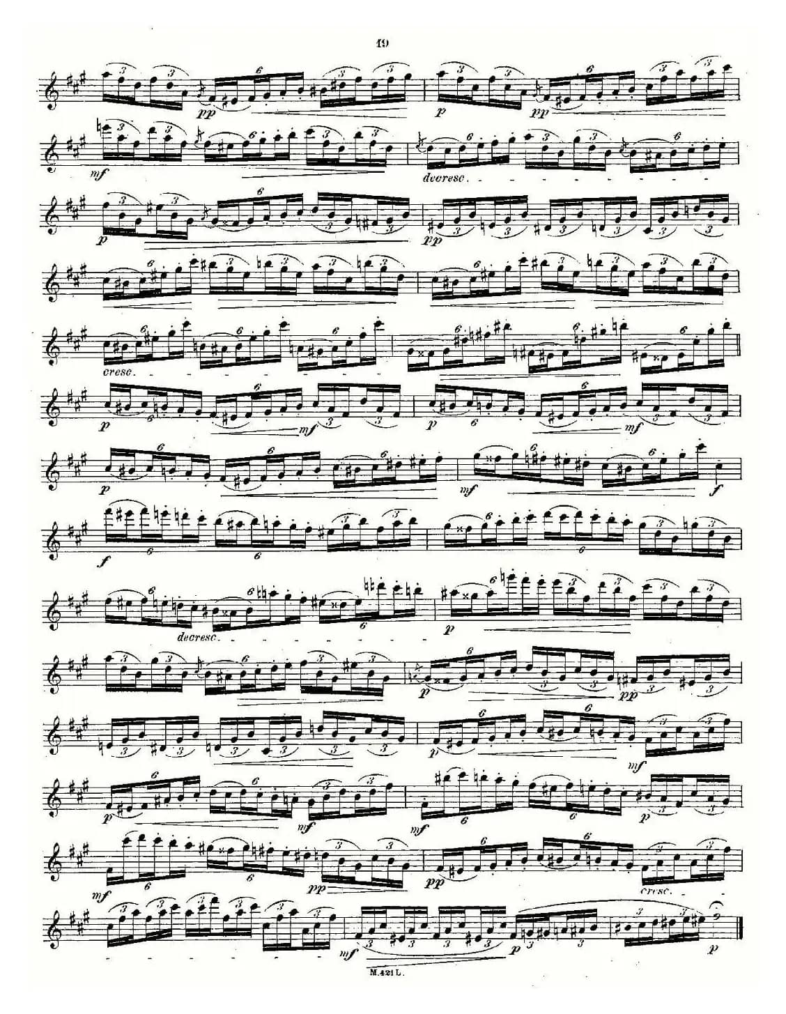 24首长笛练习曲 Op.15 之6—10