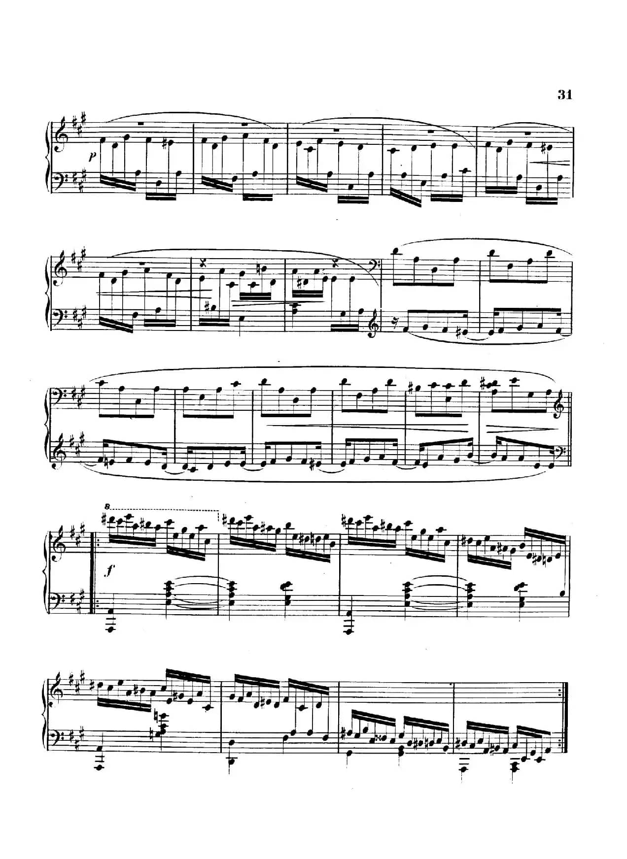 Variations on Yankee Doodle from Miscellenies Op.93（扬基嘟得主题变奏曲）