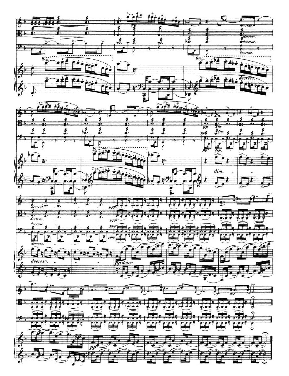 A大调鳟鱼五重奏（P21—30）（（弦乐+钢琴）