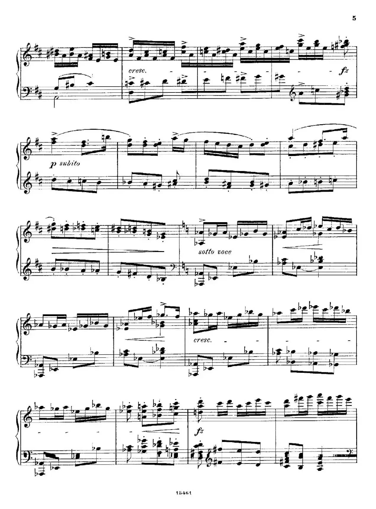 4 Sketches Op.35（4首素描·4）