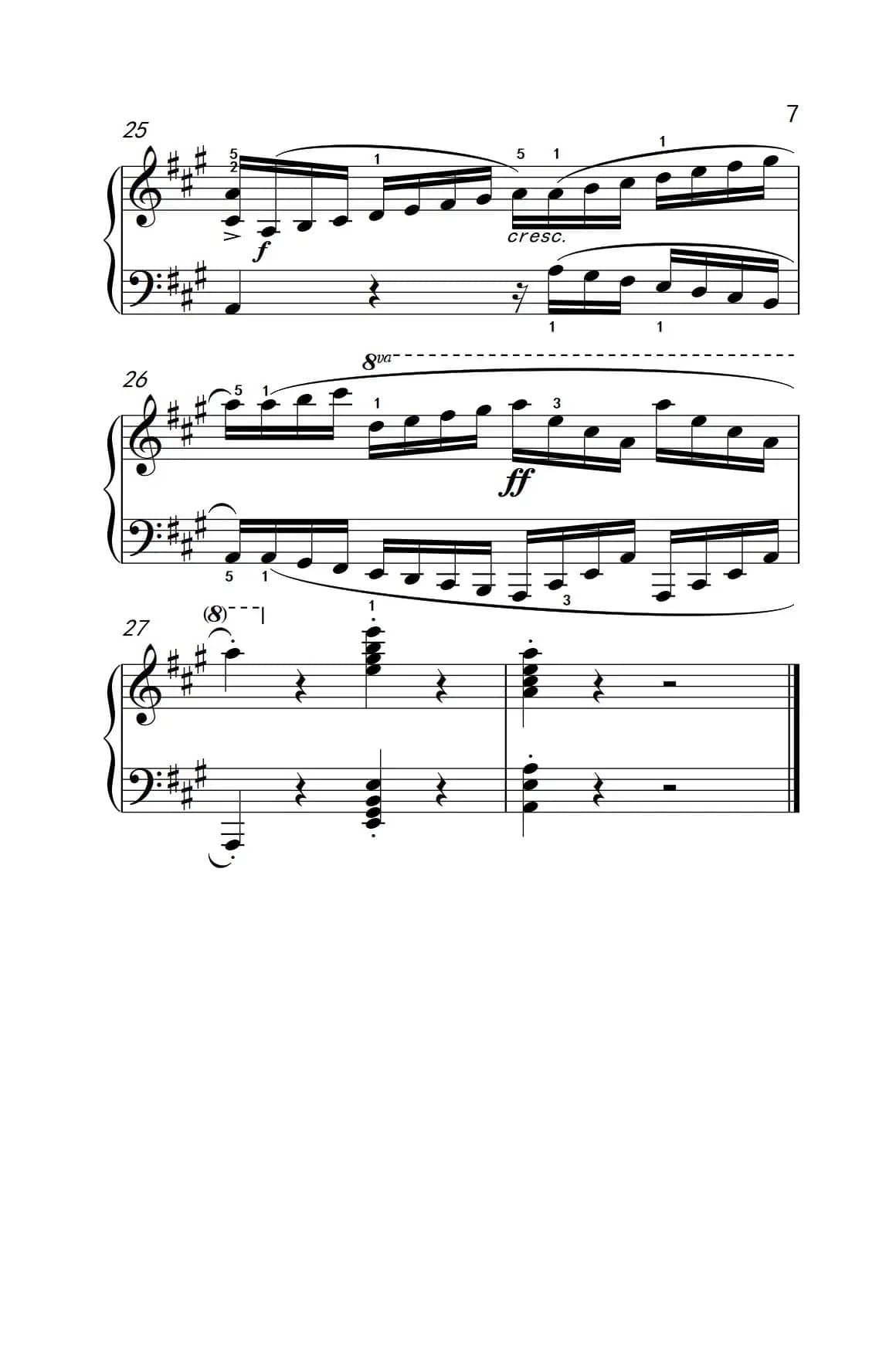 第四级 3.练习曲（中央音乐学院 钢琴（业余）考级教程 4-6级）