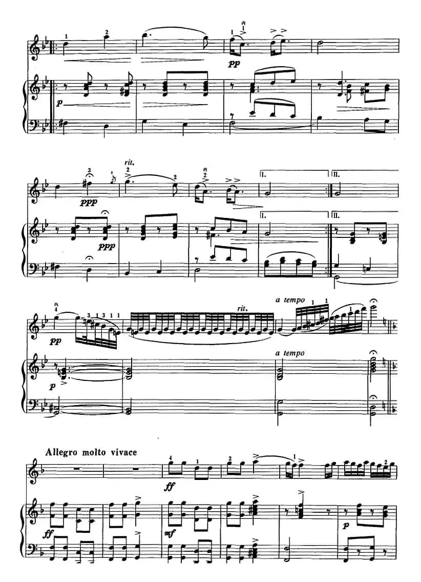 流浪者之歌（二胡+钢琴伴奏）