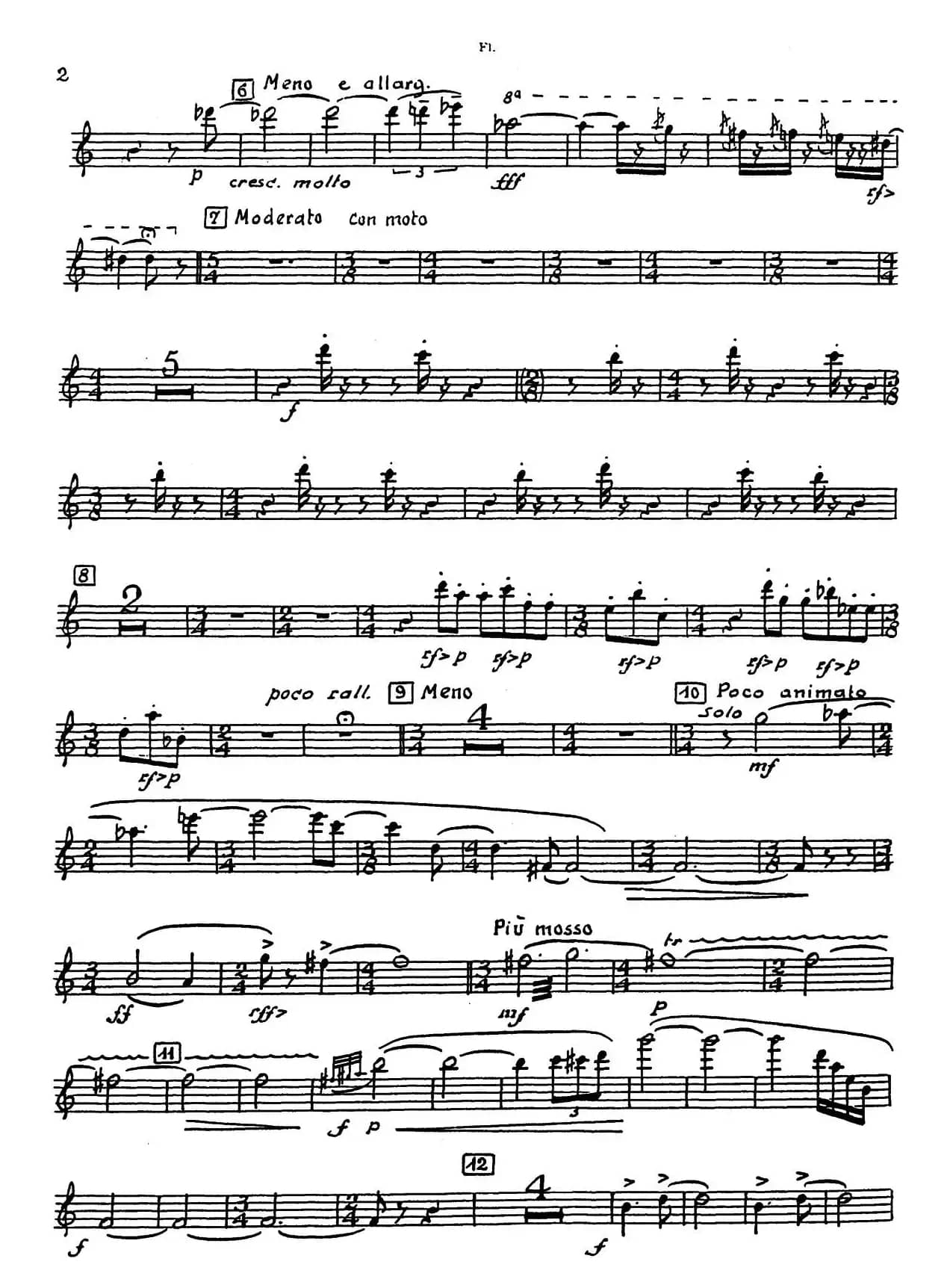 Nonetto（长笛分谱）