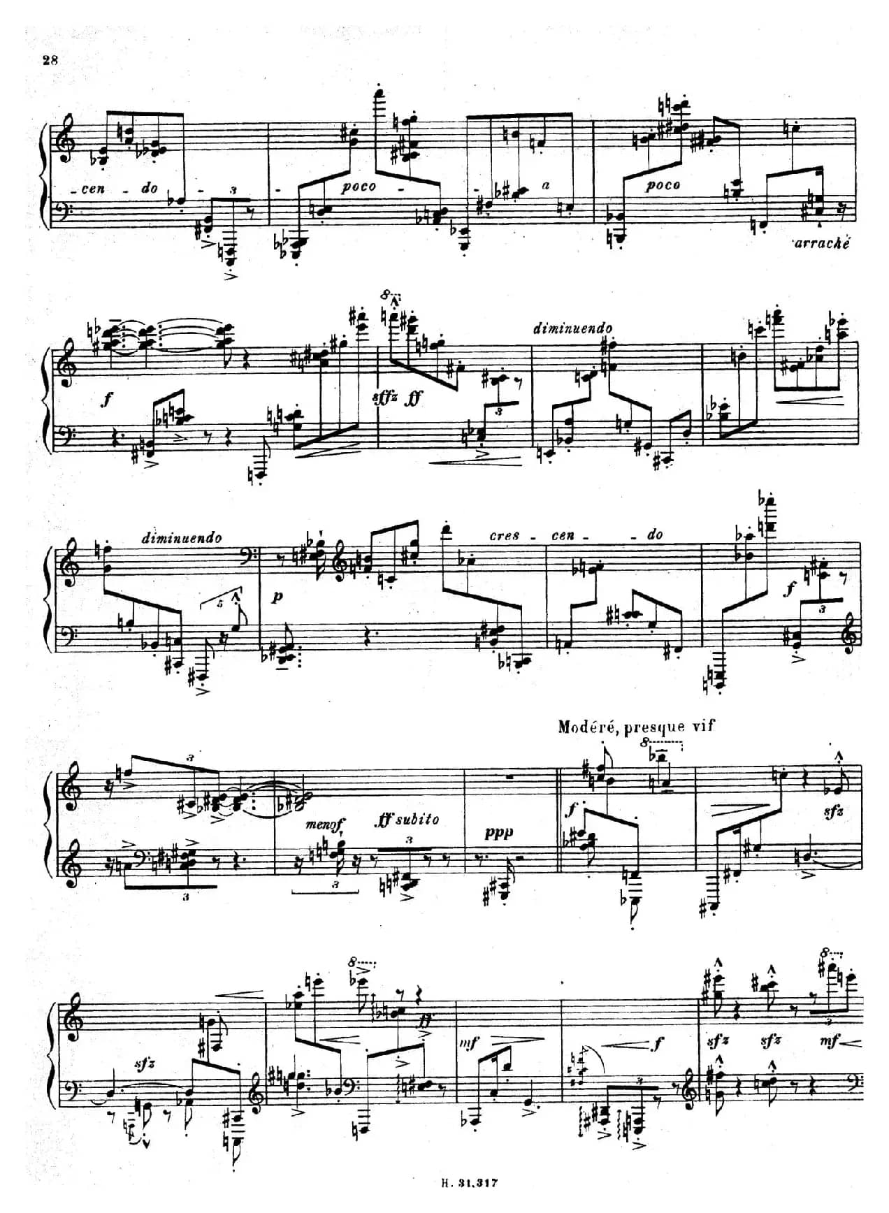 布莱兹第二钢琴奏鸣曲（Ⅲ）