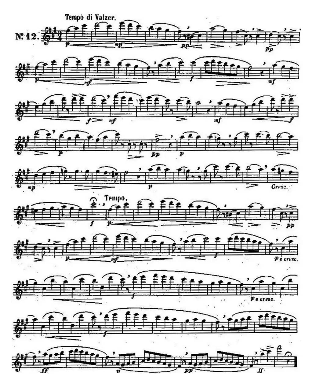 二十首练习曲作品131号（NO.12）