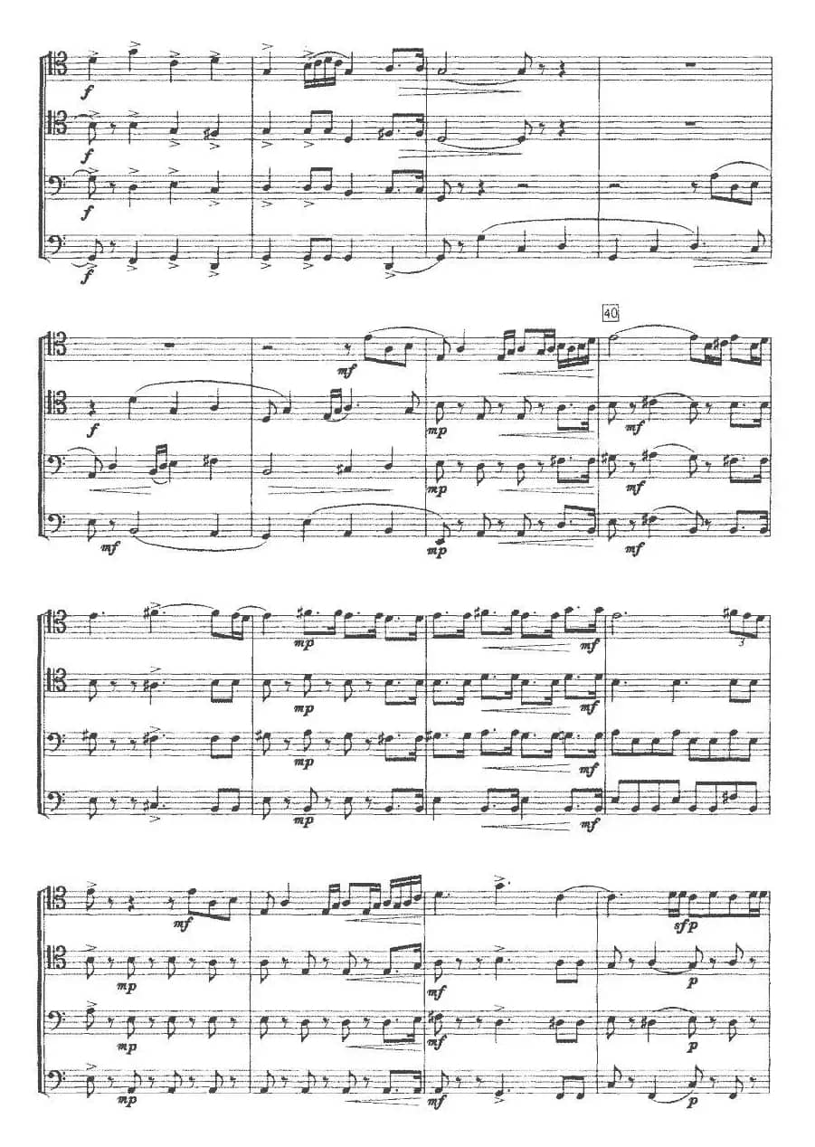 召唤（长号四重奏、饶余燕作曲版）