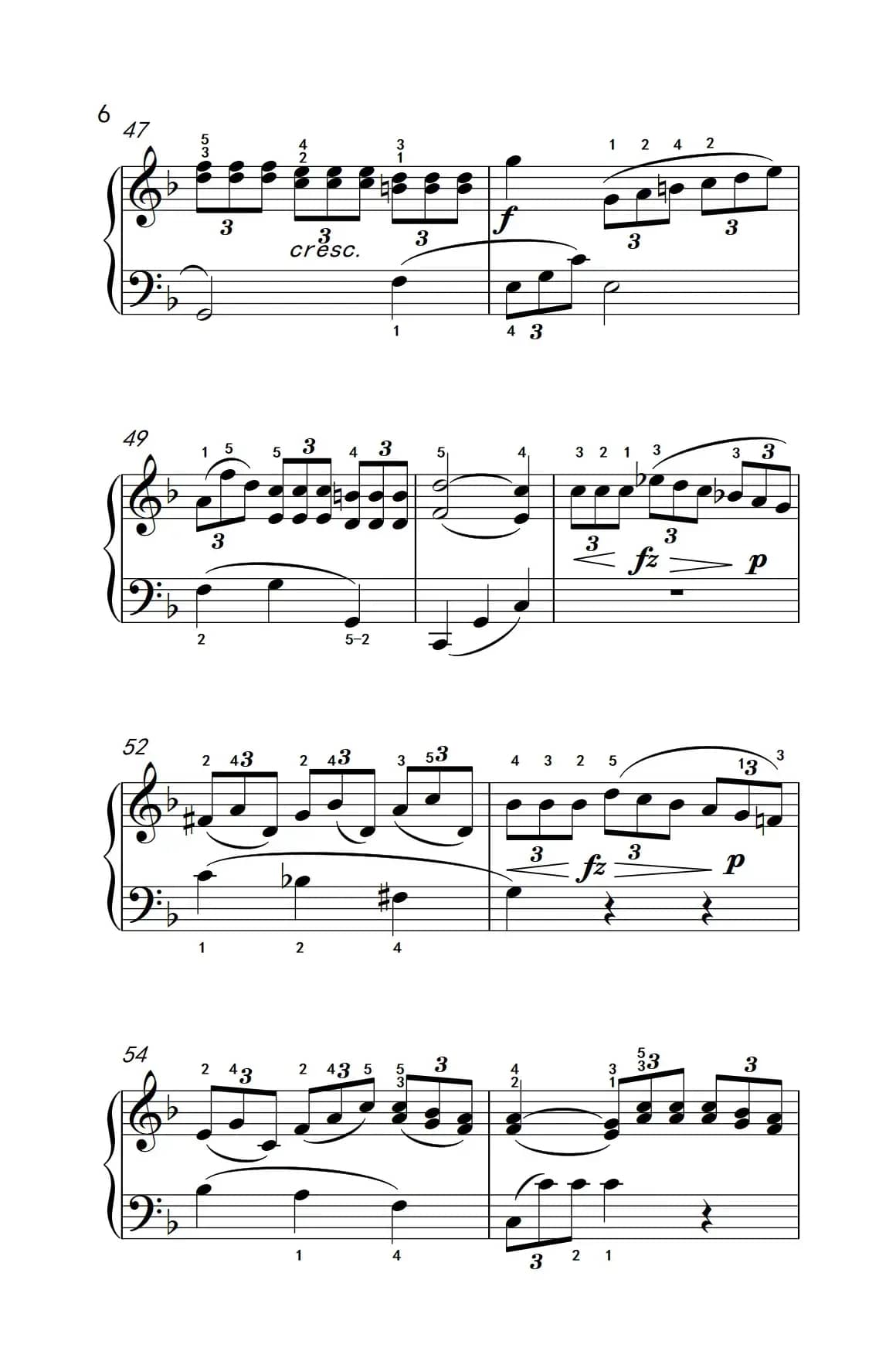 小奏鸣曲（老年大学 钢琴教程 3）