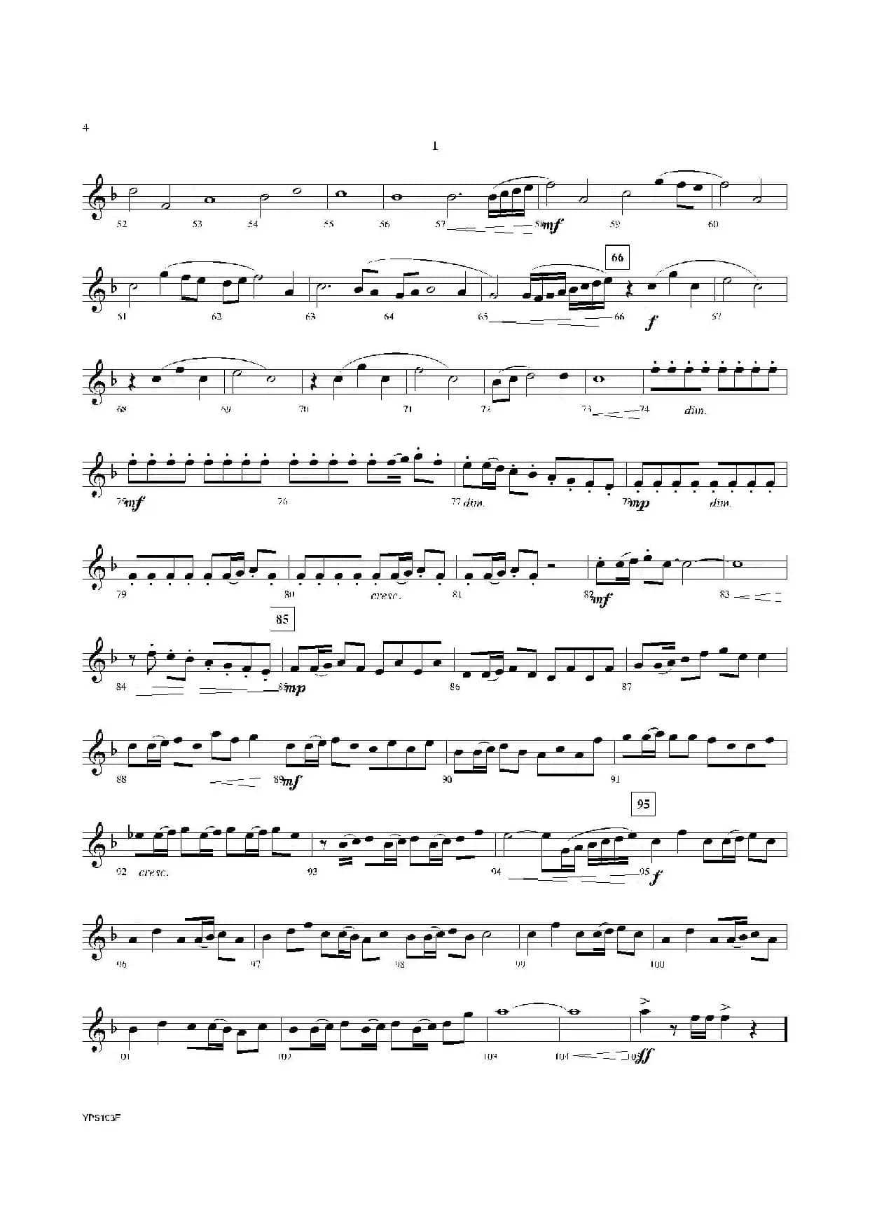 Dance of Harlequins（黑管 1 分谱）