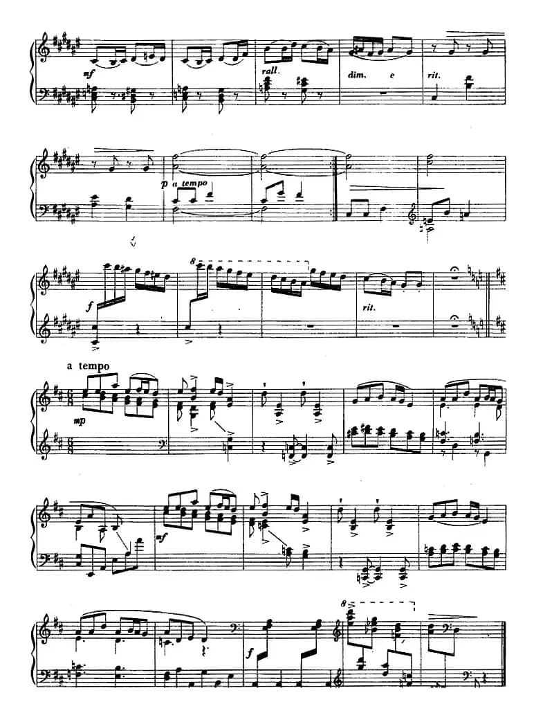 钢琴独奏·山东风俗组曲（4、诙谐曲）