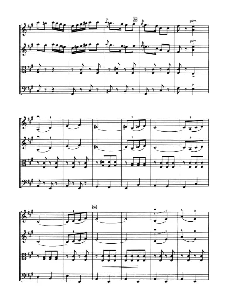 春天（弦乐四重奏）