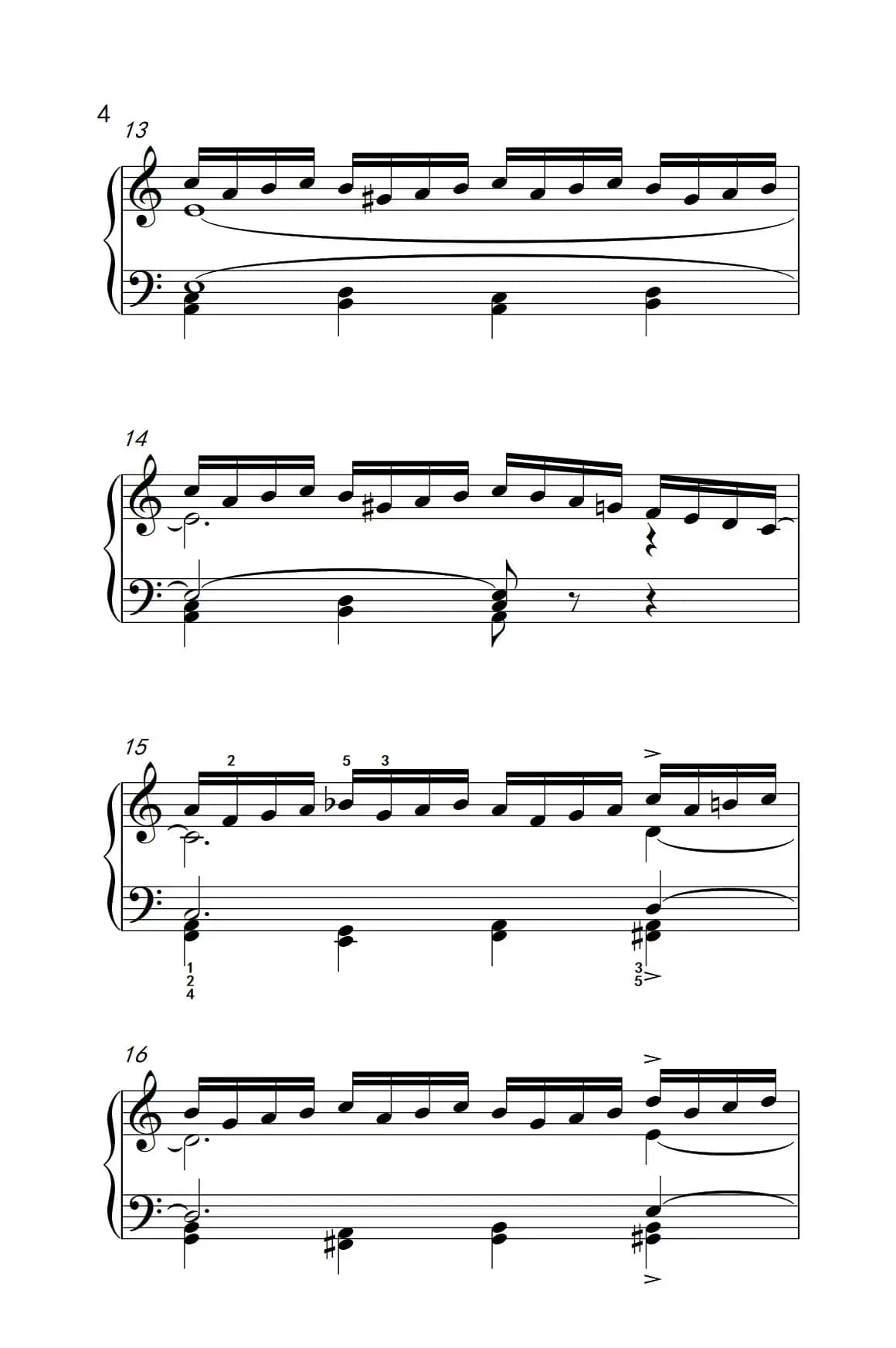 莫什科夫斯基 钢琴练习曲（第十首）