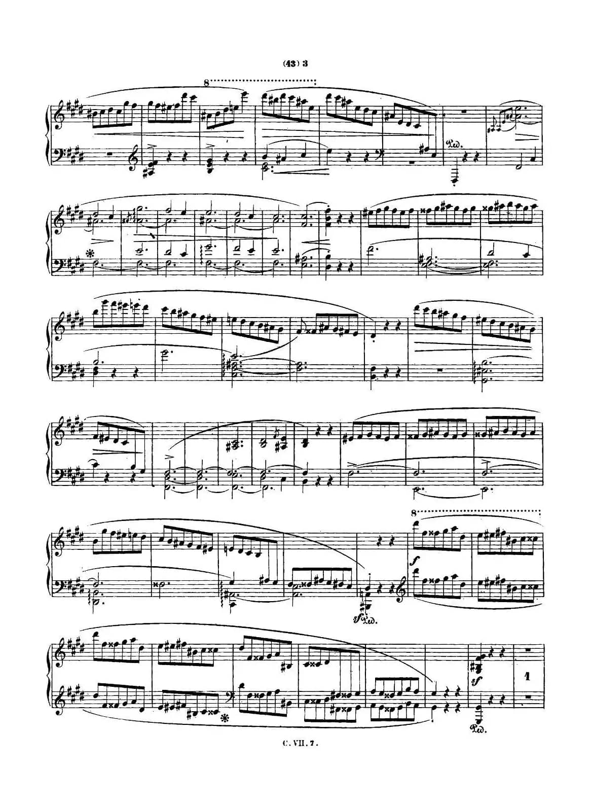 肖邦 钢琴谐谑曲 Chopin Scherzo（No.4  E大调，Op.54）