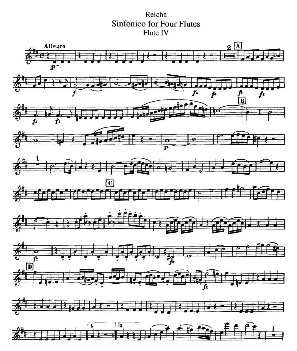 瑞查长笛四重奏（Flute 4）