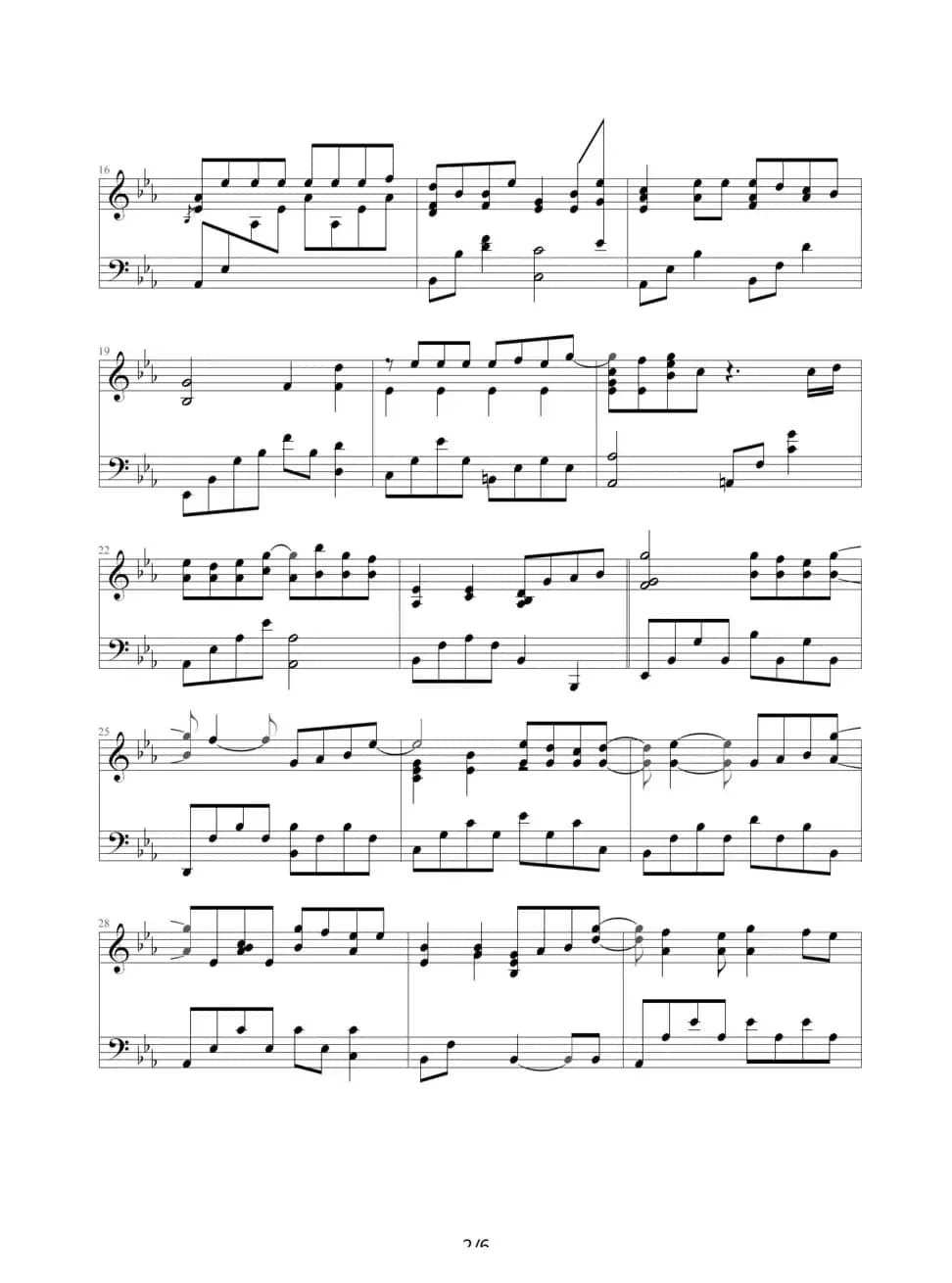 祝我生日快乐（05895464制谱版）