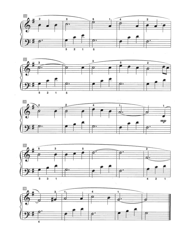 乘着歌声的翅膀（儿童古典钢琴小品）