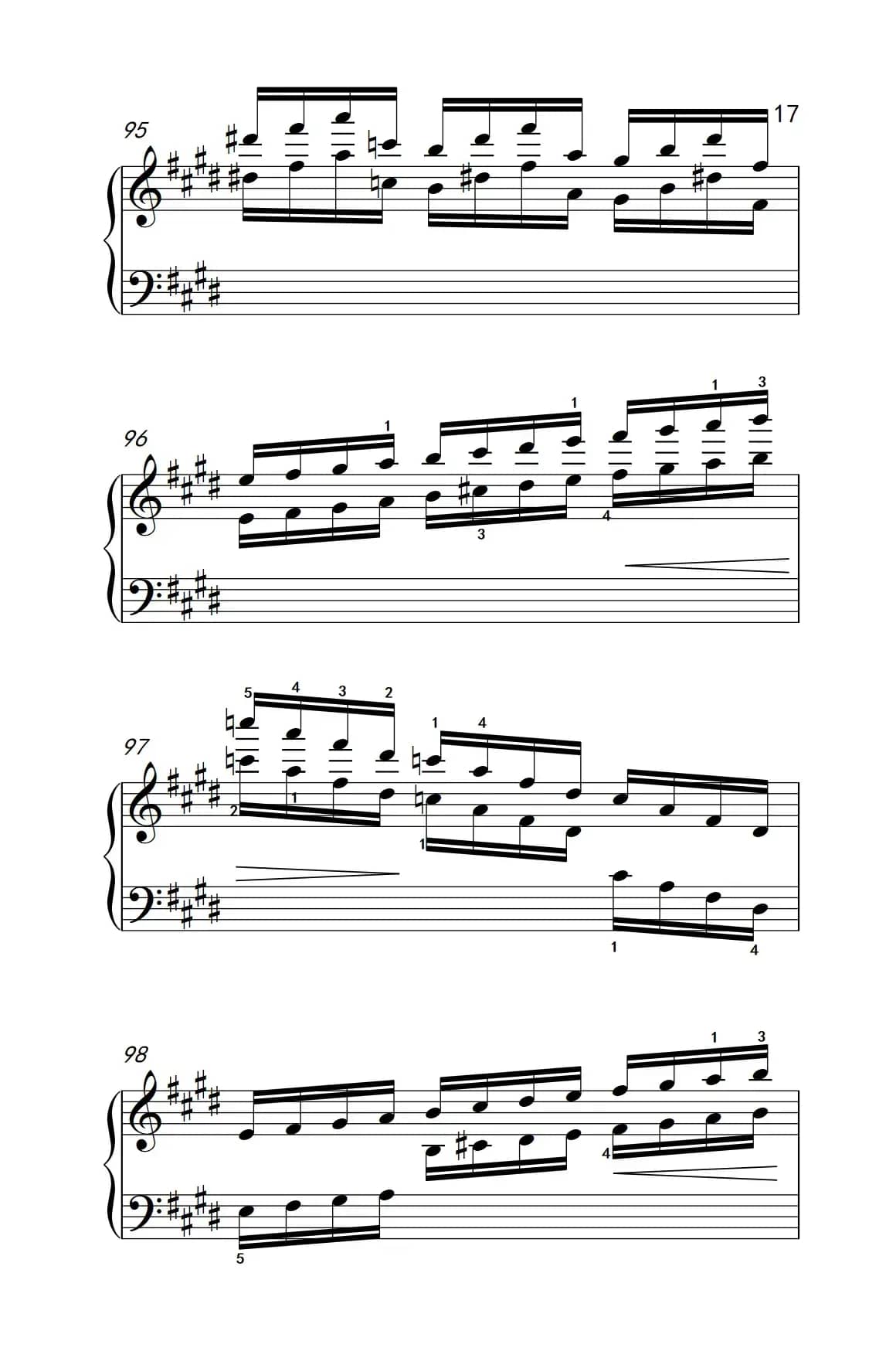 莫什科夫斯基 钢琴练习曲（第一首）