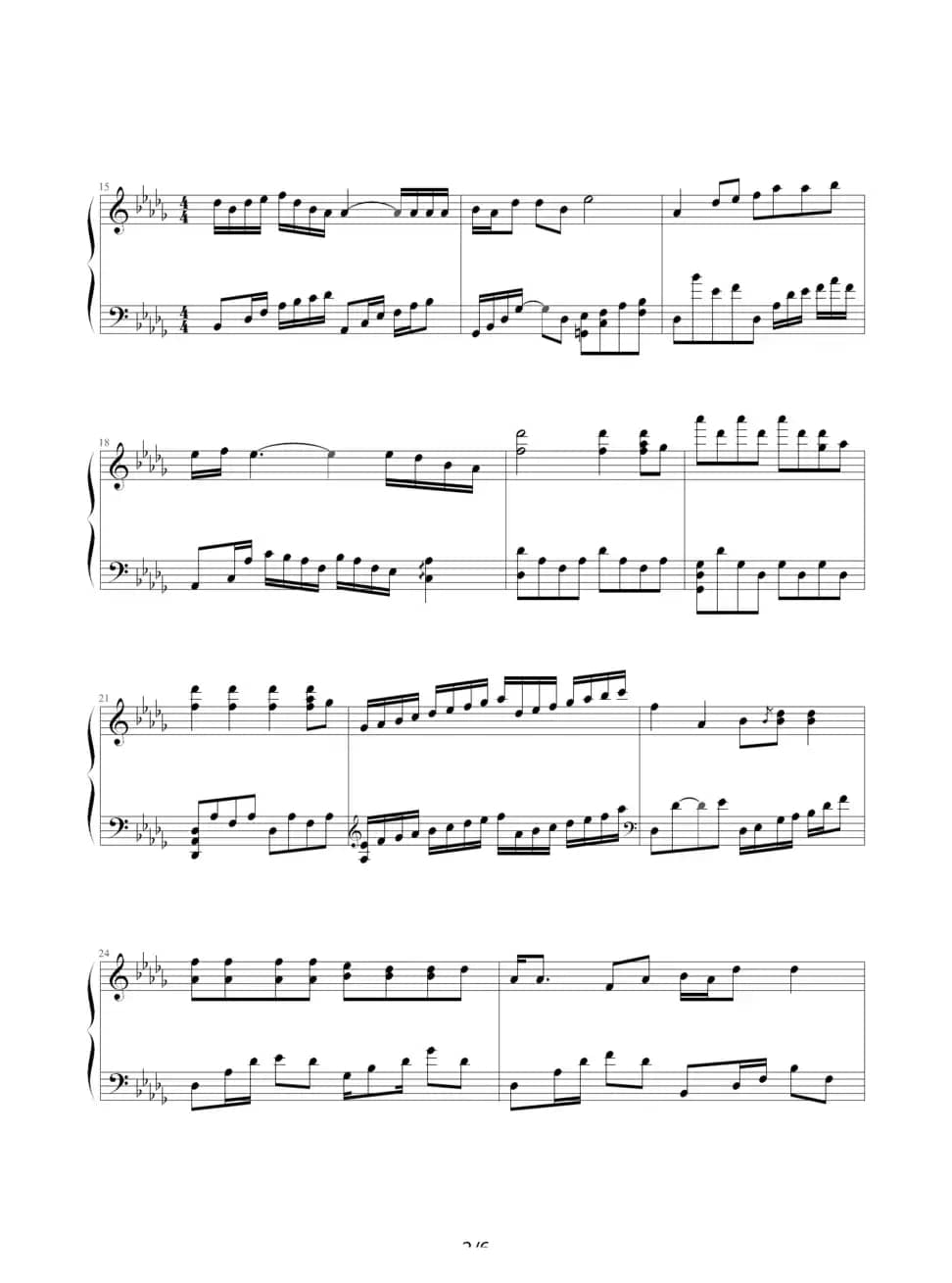 宁夏（“星星钢琴学员”制谱版）