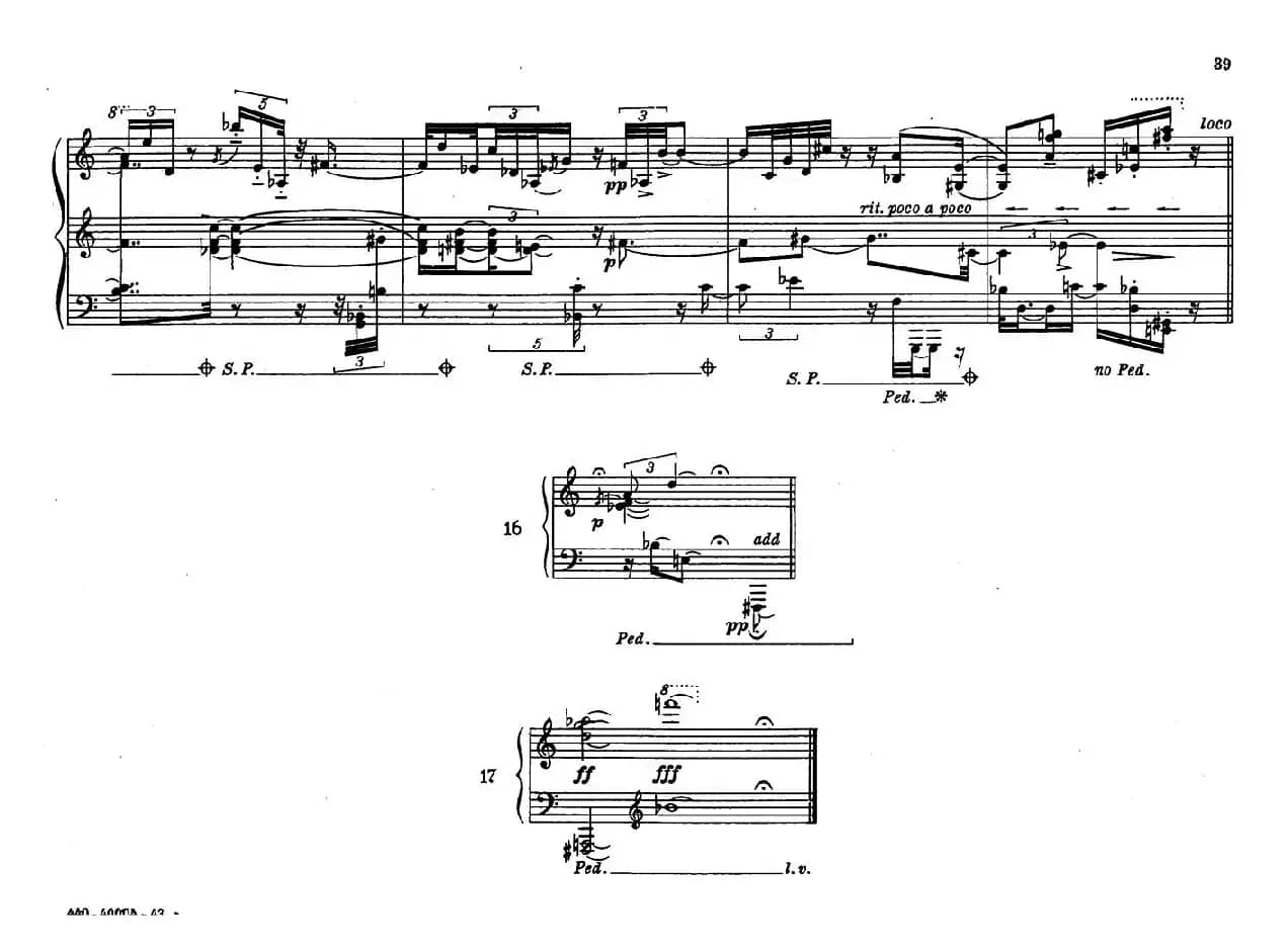 12 Etudes for Piano（博尔科姆12首钢琴练习曲·10）