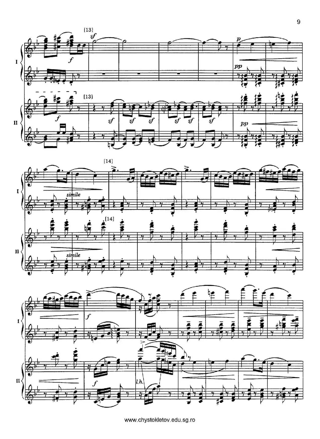 Nutcracker Op.71 芭蕾舞剧《胡桃夹子》（改编双钢琴版·第一部分）