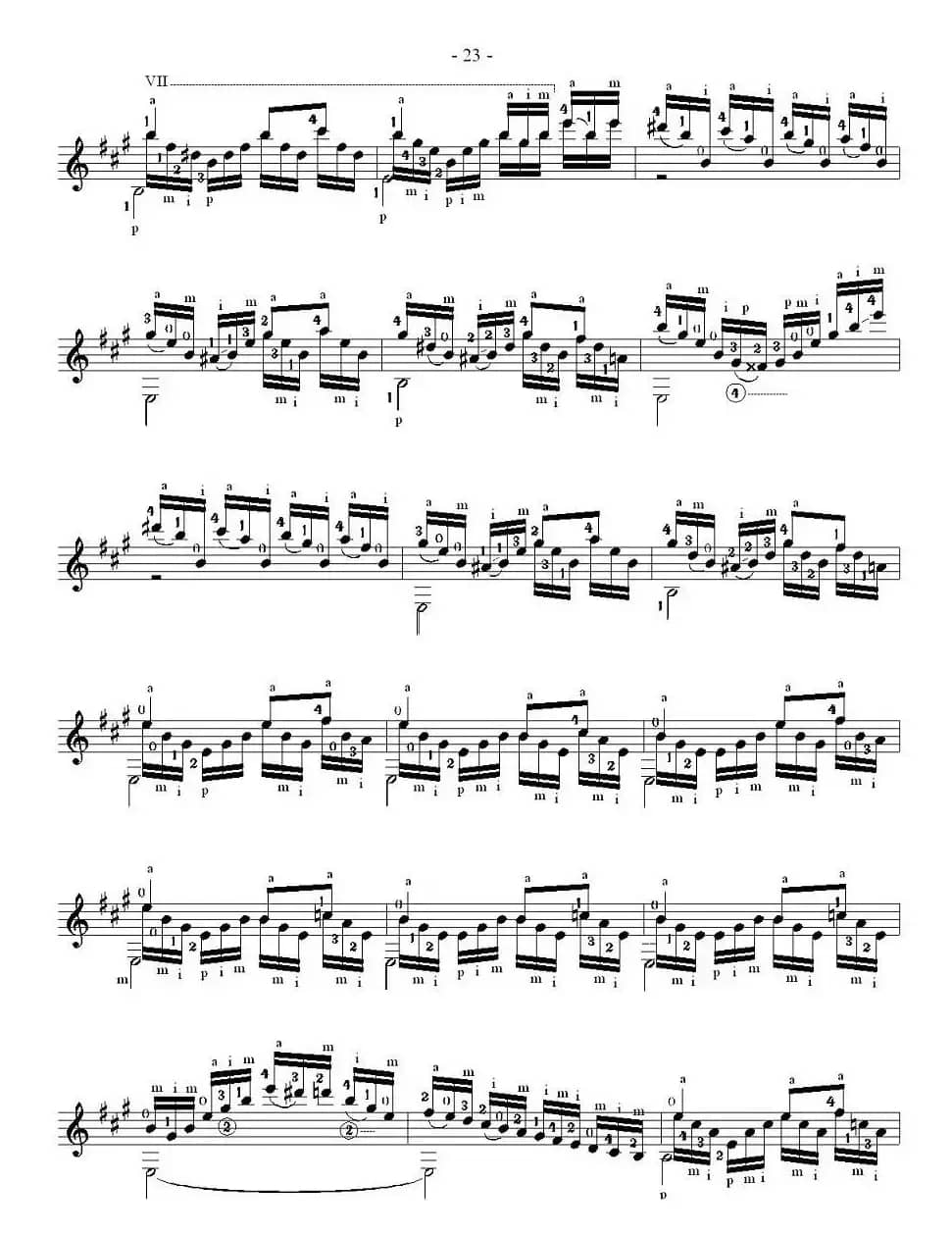 他雷加12首练习曲之12