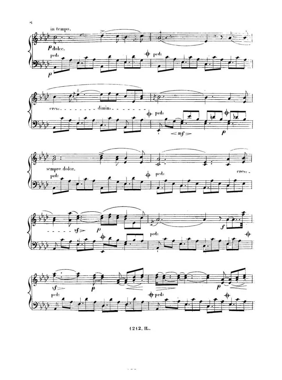 3 Nocturnes Caractéristiques Op·45（3首个性夜曲·1）