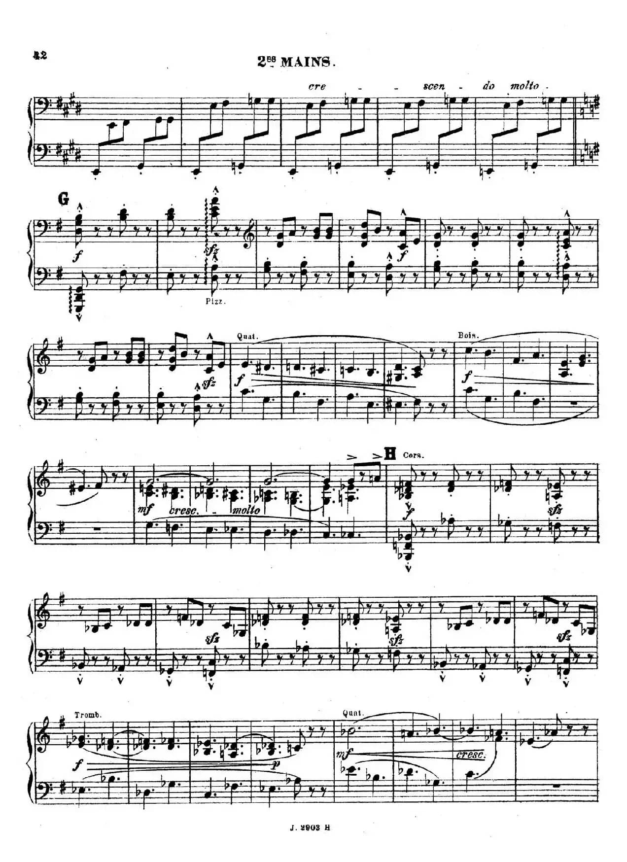 Symphony on a French Mountain Air Op.25（法国山歌交响曲·双钢琴·Ⅲ）