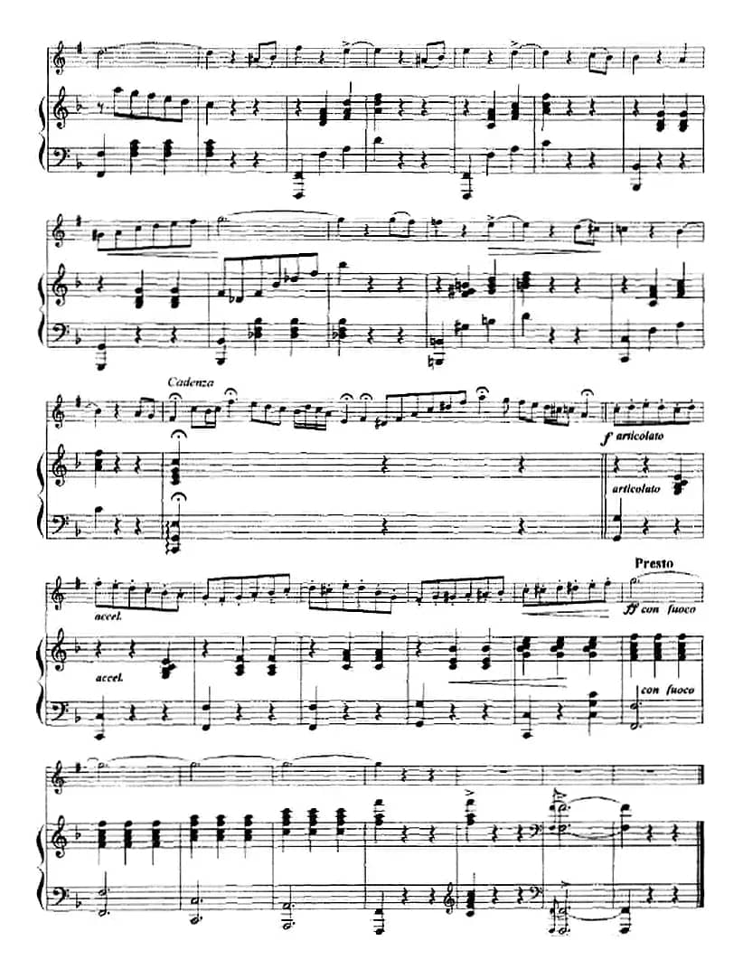 欢乐精神（小号+钢琴伴奏）