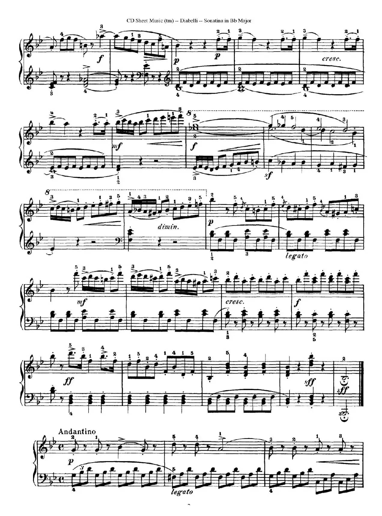 7 Piano Sonatinas Op.168（7首钢琴小奏鸣曲 No.4）