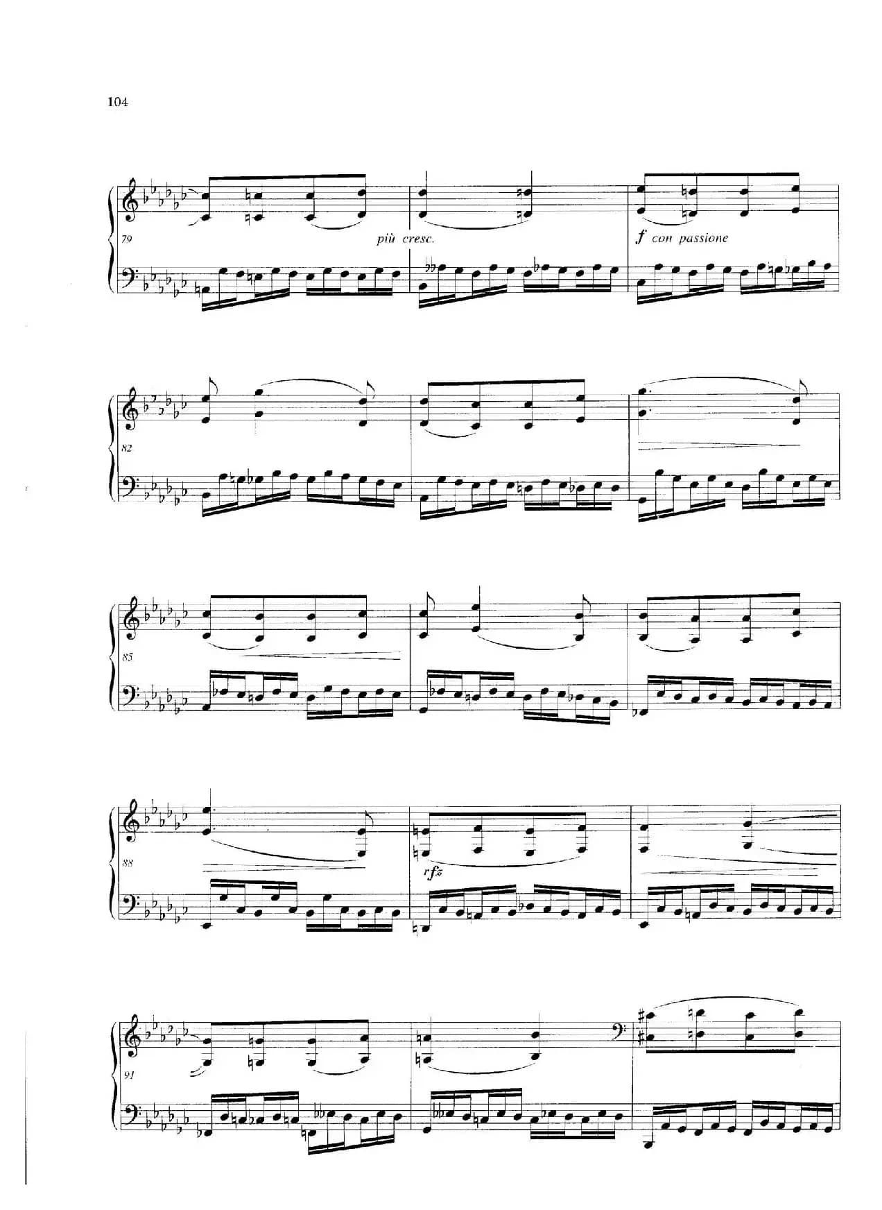 Variations and Fuge in e-flat Minor Op.23（降e小调主题变奏与赋格）