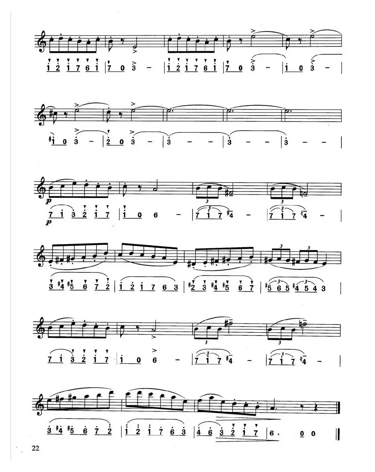 西班牙舞曲（线简谱对照版）