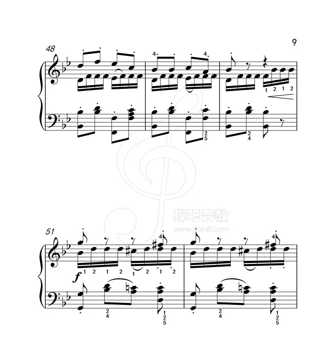 练习曲 52（克拉莫钢琴练习曲60首）