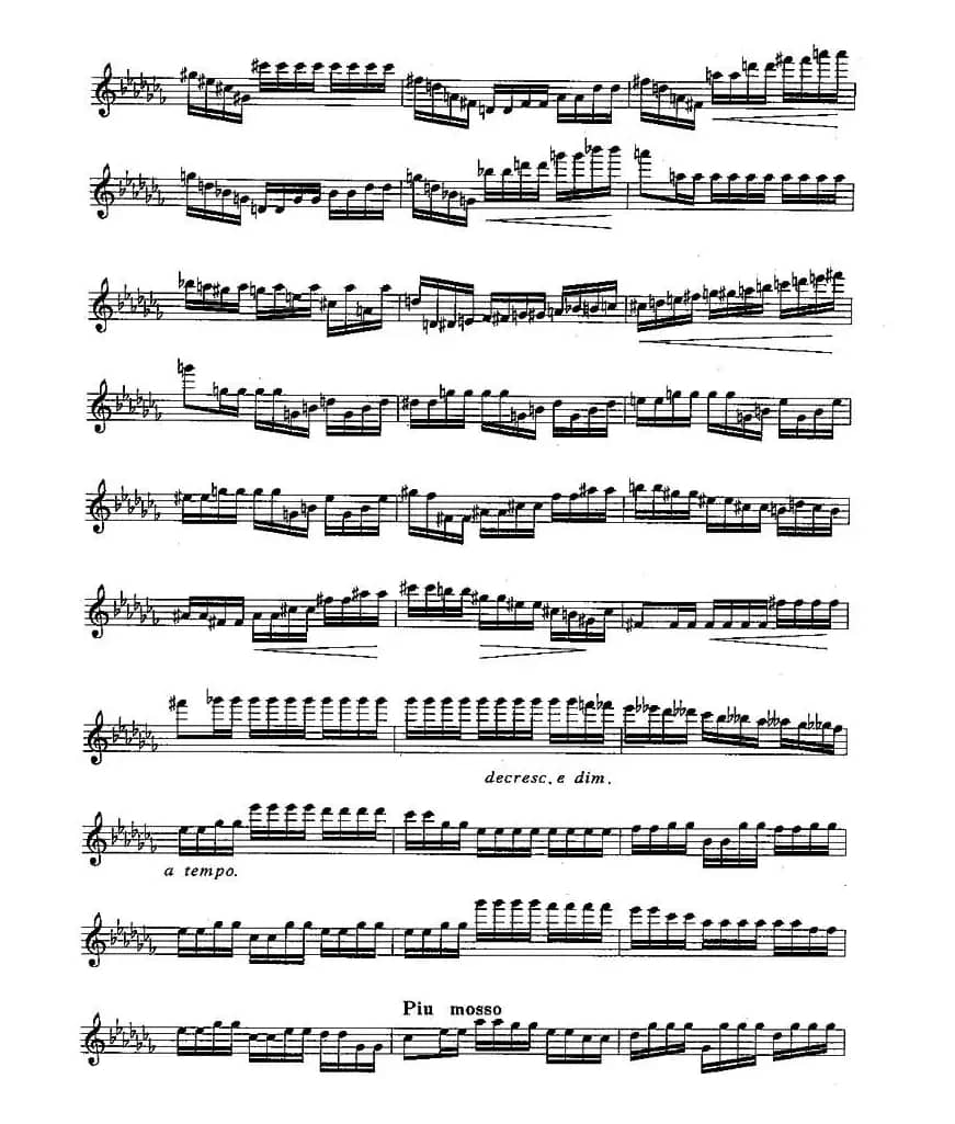 长笛九级考级曲谱（第一、二部分）