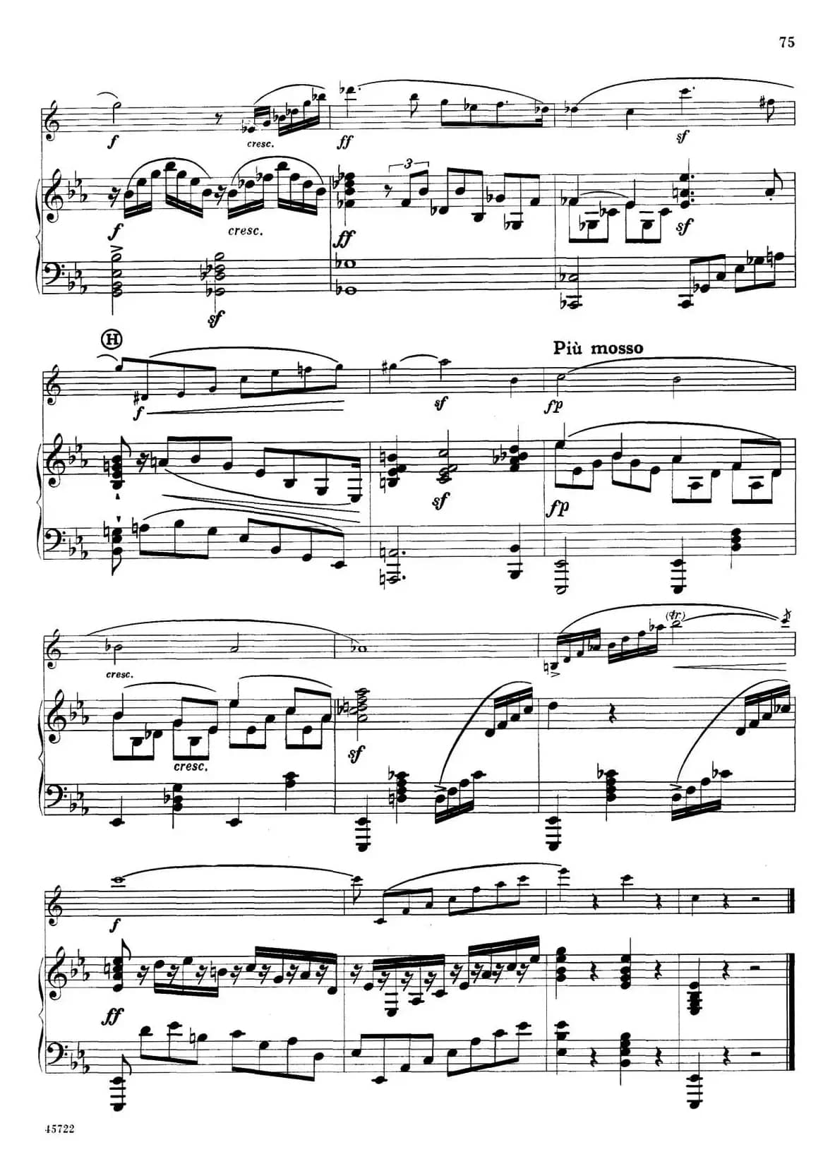 15首古典萨克斯独奏曲：15、Fantasy Piece（中音萨克斯+钢琴伴奏）