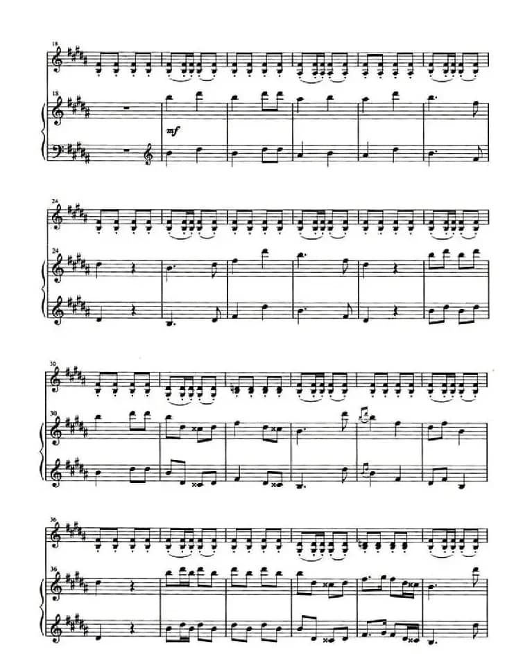 乡土情（小提琴+钢琴伴奏）