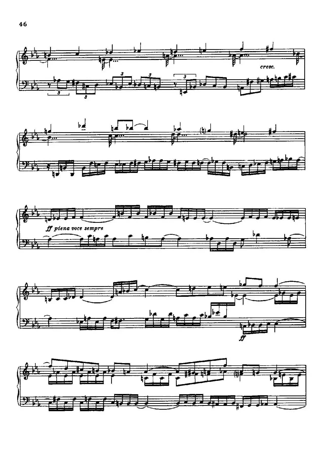 24 Preludes and Fugues Part.2 Op.45（24首前奏曲与赋格·第二部分·20）