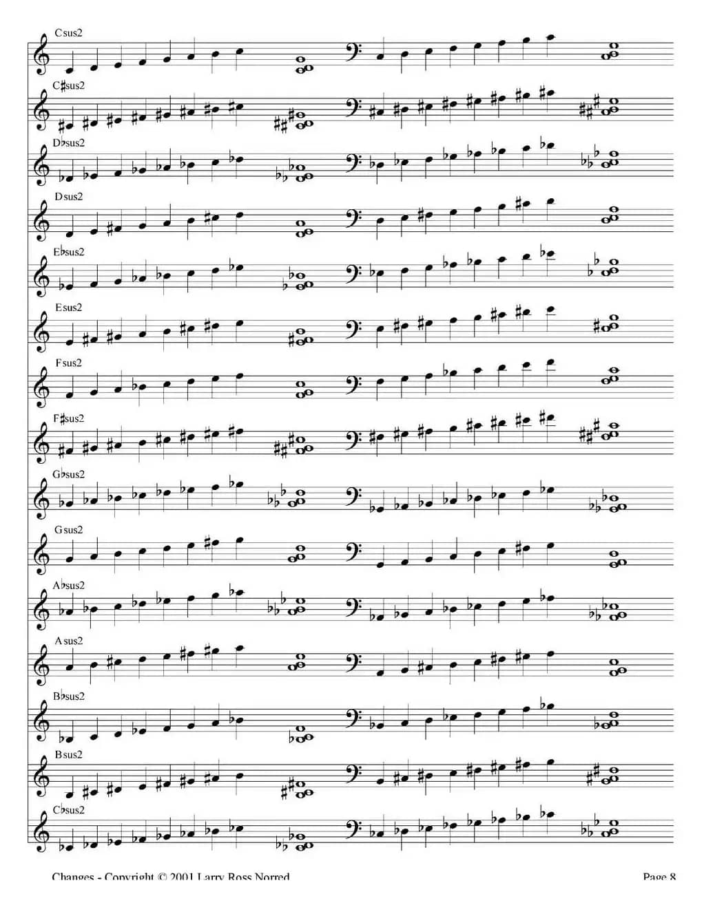 Changes（爵士乐和弦教材）（P1-20）