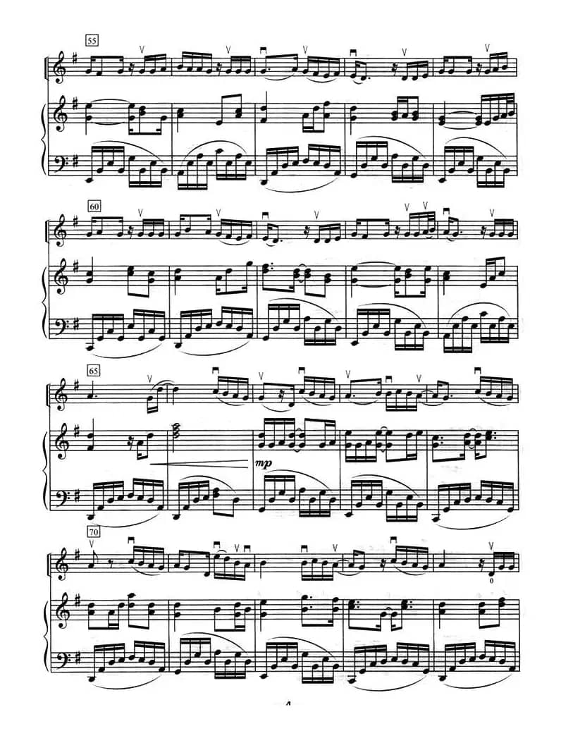 六月的雨（小提琴+钢琴）