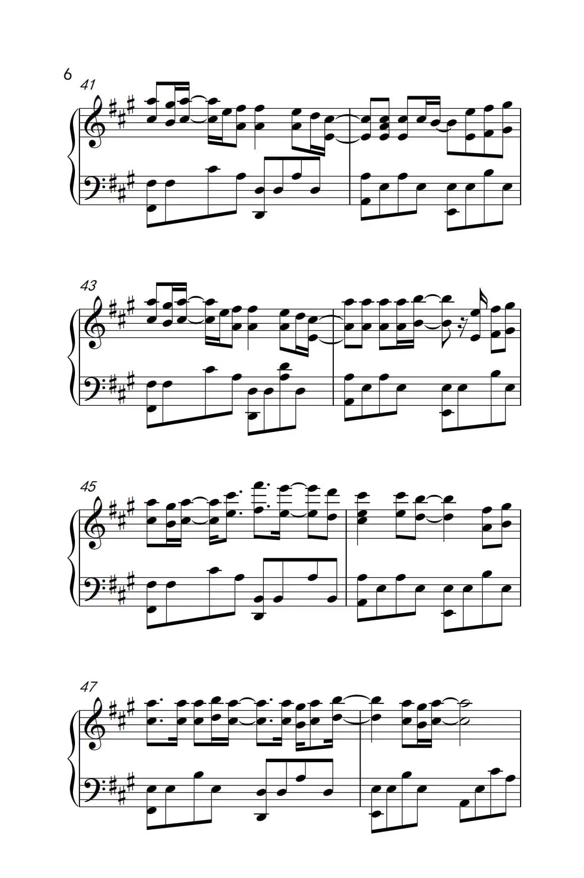 平凡之路（《弹吧音教》制谱版）