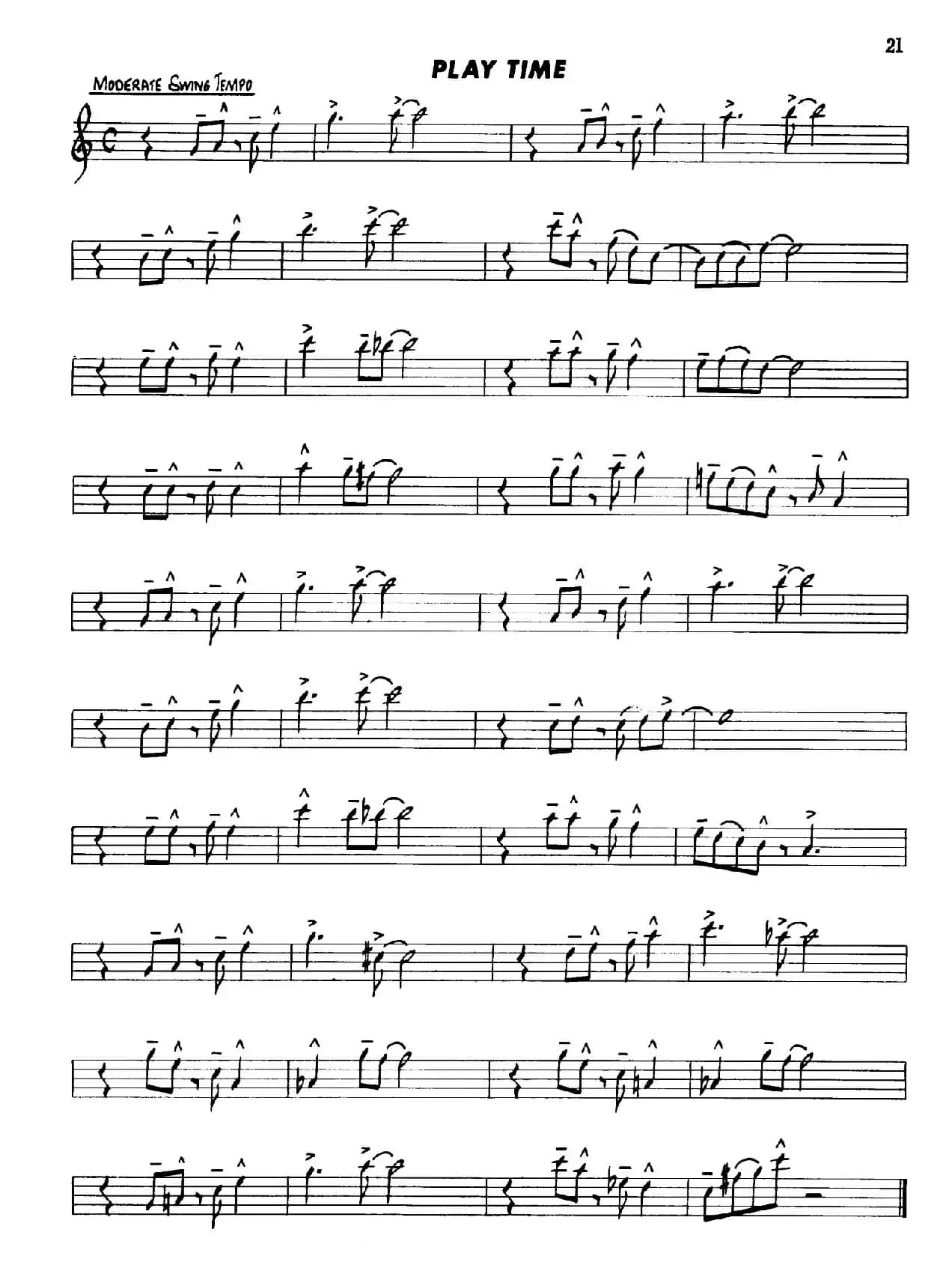 Basic Jazz Conception for sax