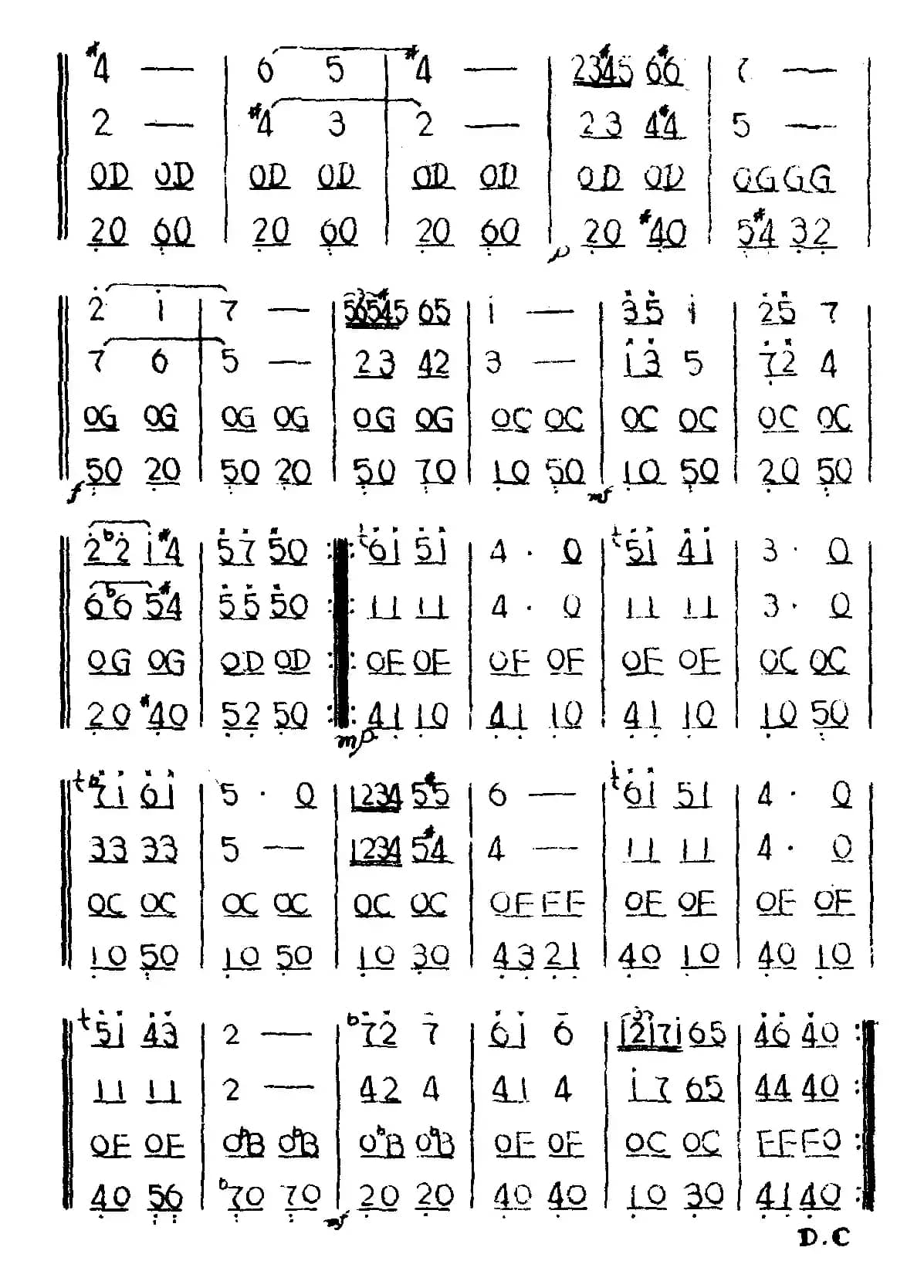 微笑波尔卡（四重奏）