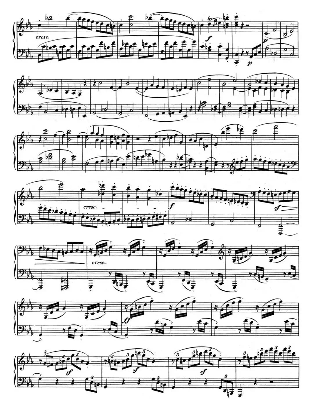 贝多芬钢琴奏鸣曲08 悲怆 C小调 Op.13 C minor