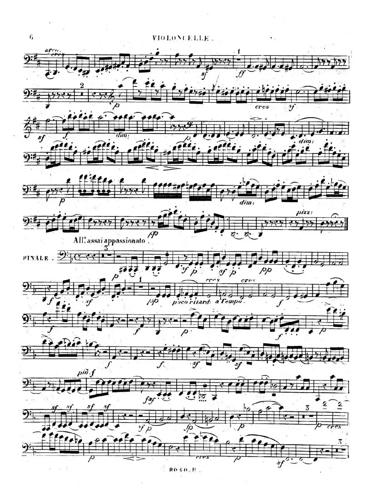 Piano Trio No.1 in d Minor Op.49（d小调第一钢琴三重奏·小提琴独奏版）