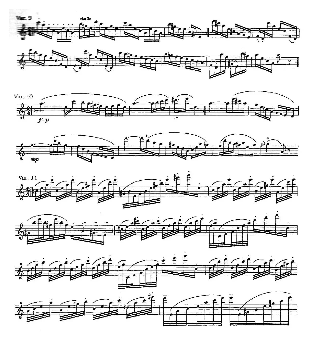 Caprice，Op.1，No.24（帕格尼尼第24首随想曲）