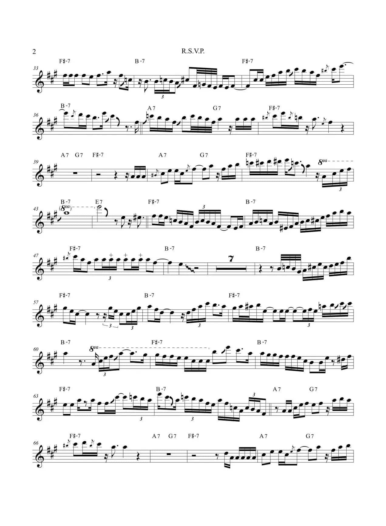 R.S.V.P（次中音萨克斯）