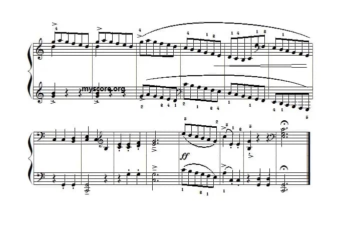 考级初级曲目: 小指挥员