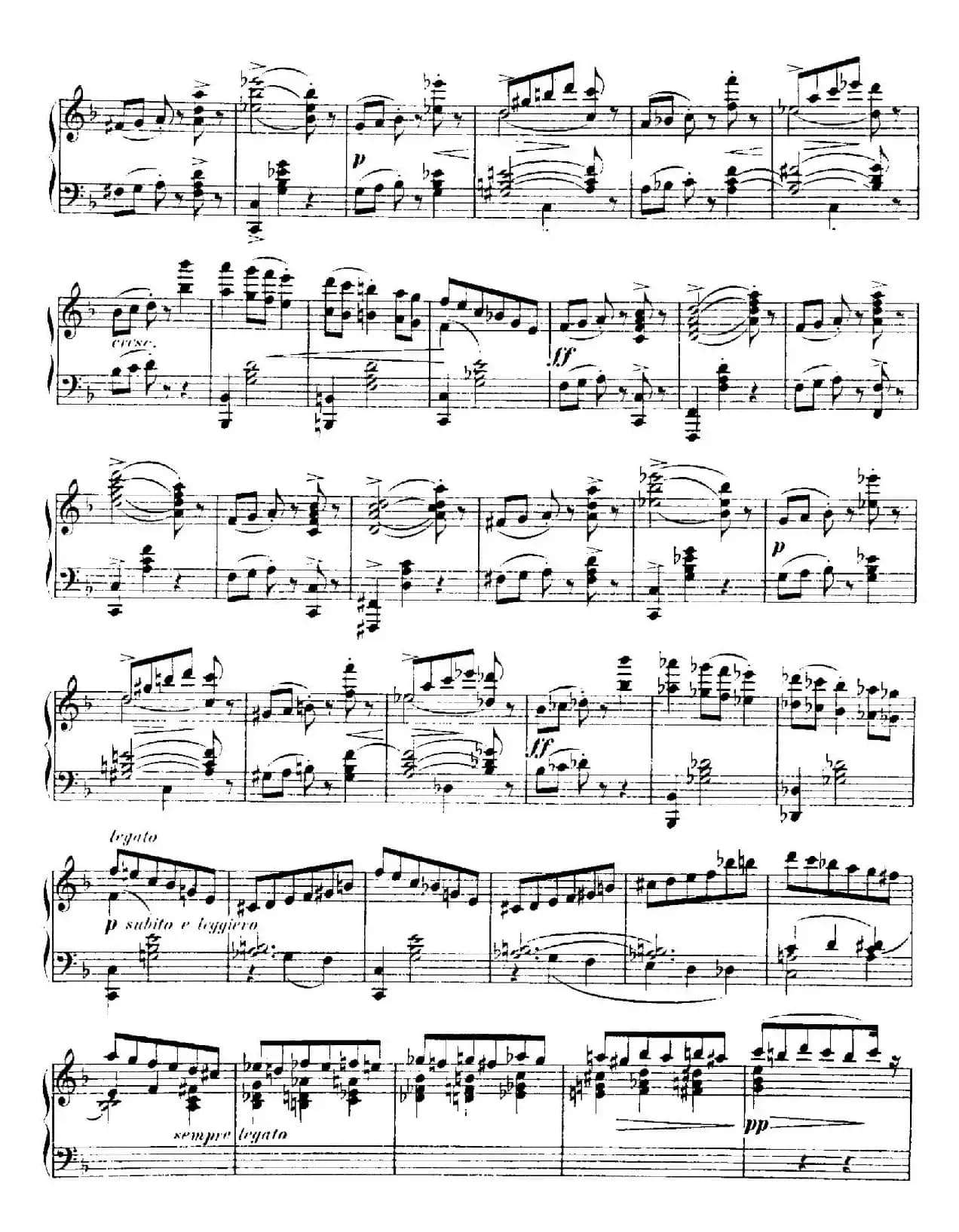 4 Valses Caprice（4首随想圆舞曲）（No. 1 in A）