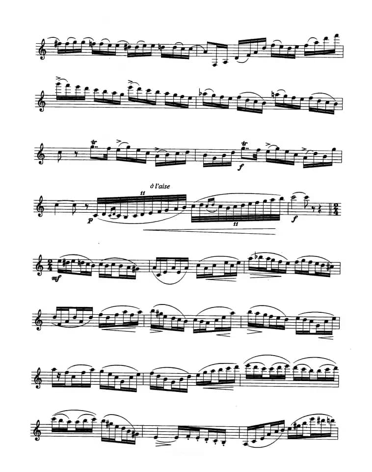 单簧管考级教材·第九级