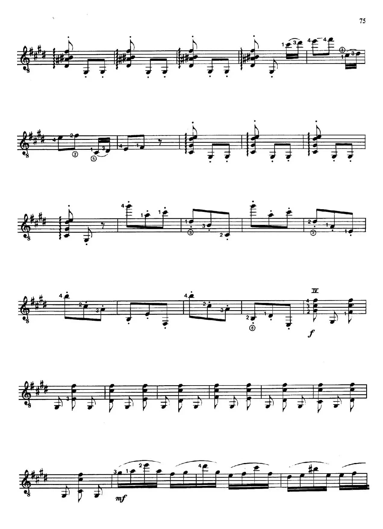 Joaquin Rodrigo Music for Guitar（罗德里戈吉他音乐P69-79（古典吉他）