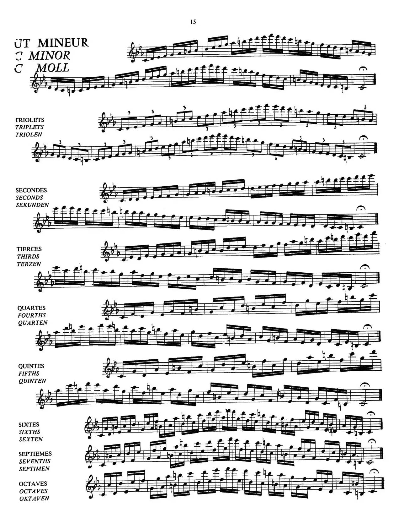 五线谱音阶练习（P13——17）