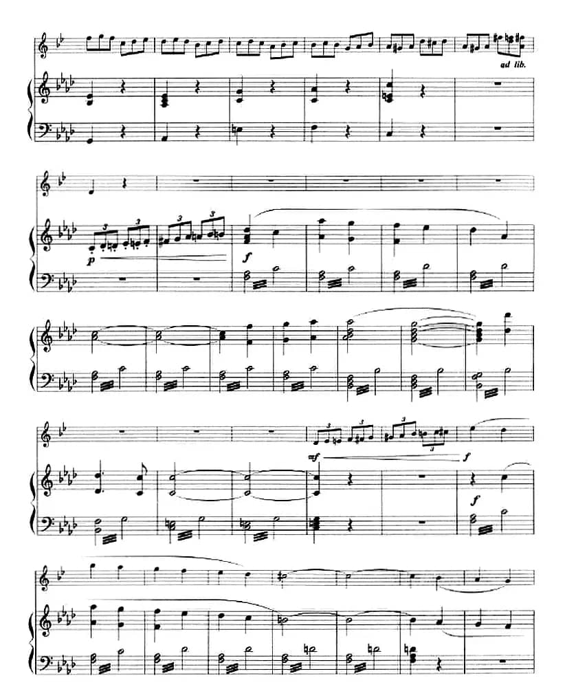 第一协奏曲（小号+钢琴伴奏）